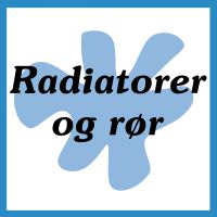 Radiatorer og rør